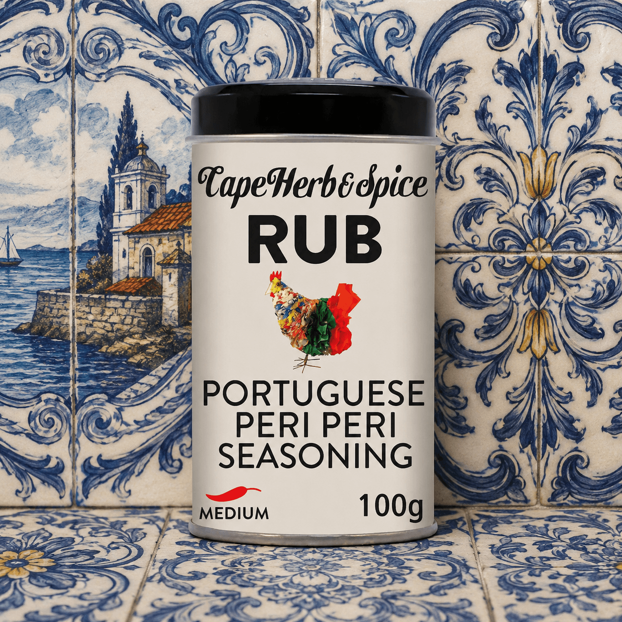 Cape Herb & Spice Portuguese Peri Peri Seasoning Rub 100g