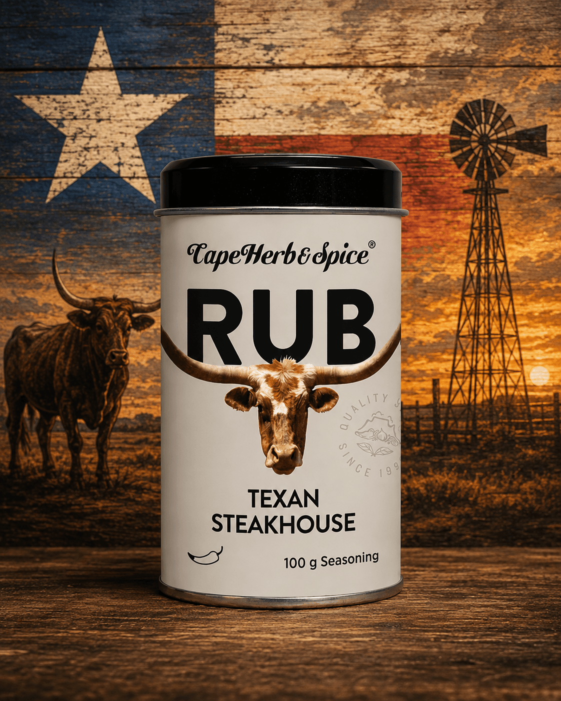Cape Herb & Spice Texan Steakhouse Seasoning Rub (100g)
