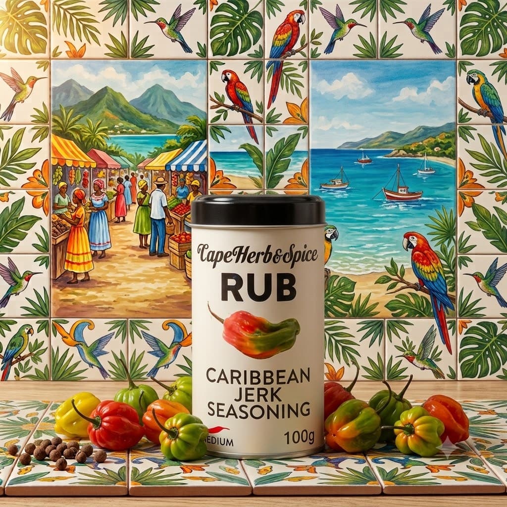 Cape Herb & Spice Rub Caribbean Jerk Seasoning 100g